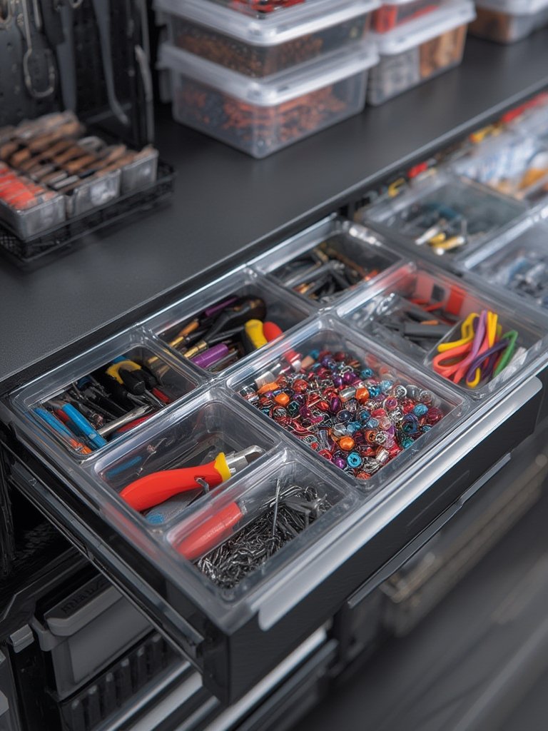 drawer organizer in action