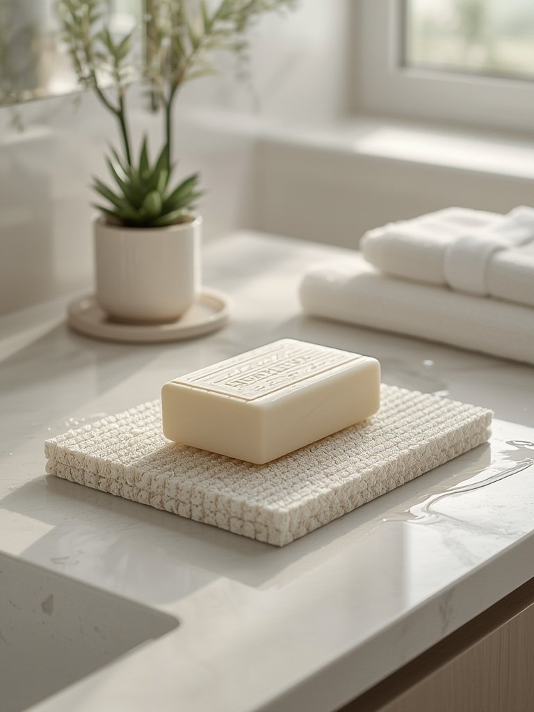 diatomite coasters in action
