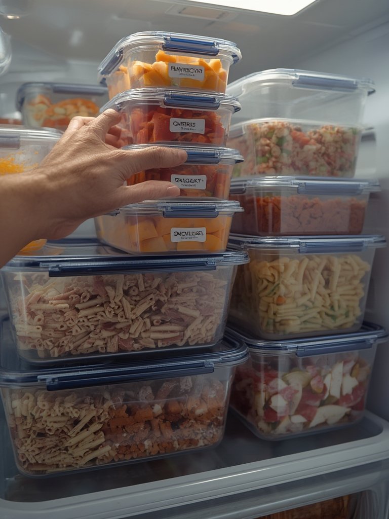 deli containers in action