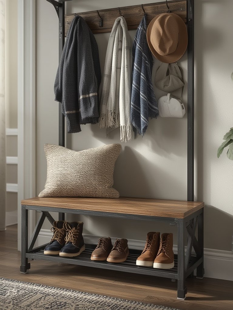 coat rack in action