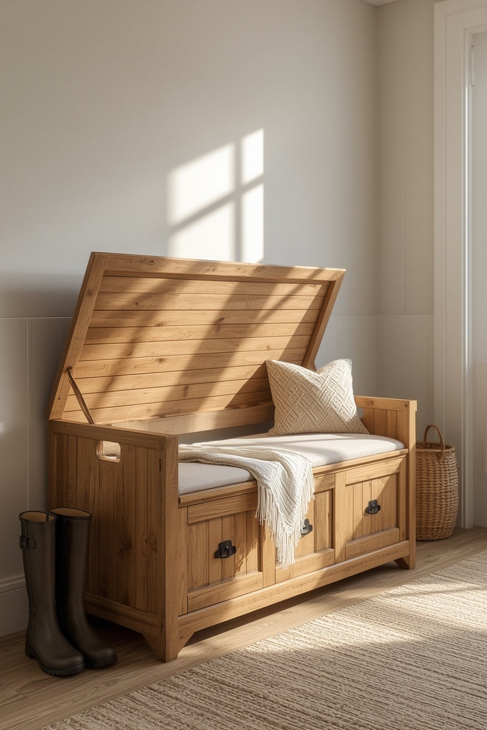 storage bench product view